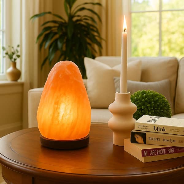 Lampara de Sal + Porta velas cerámica 